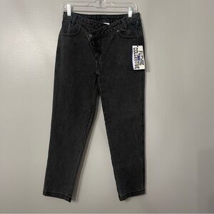 Future Collective KBB Black Ankle Crop Jeans